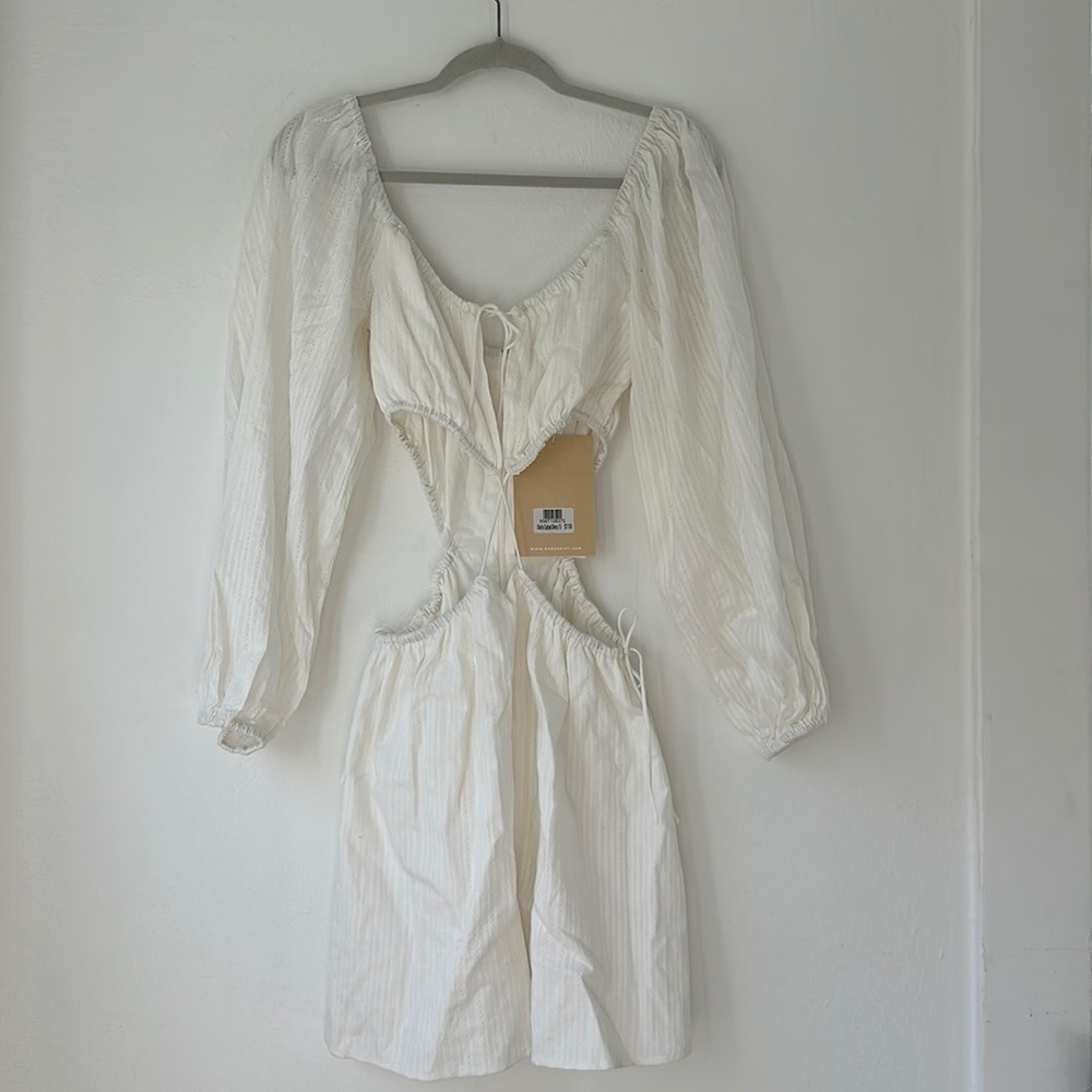 Sabo Skirt White Dasha Cutout Dress in a Small